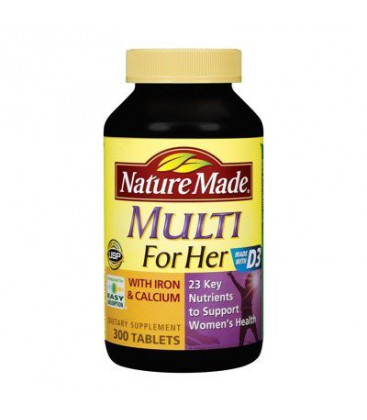 Nature Made Multi For Her Tablets - 300 Count