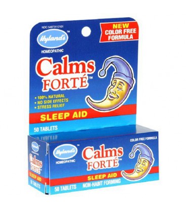 Hyland's Calms Forte Sleep Aid, 50 Tablets (Pack of 6)
