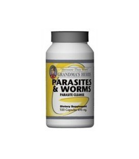 Parasites & Worms - All Natural Remedy to Cleanse Parasites & Worms - 100 Capsules