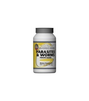 Parasites & Worms - All Natural Remedy to Cleanse Parasites & Worms - 100 Capsules