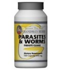 Parasites & Worms - All Natural Remedy to Cleanse Parasites & Worms - 100 Capsules