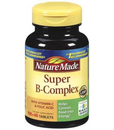 Nature Made Super B Complex Tablets, 140 Count