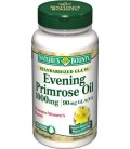 Nature's Bounty Evening Primrose Oil, 90mg, 60 Softgels (Pack of 3)