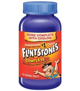 Flintstones Children's Complete Multivitamin Chewable Tablets, 150-Count Bottles (Pack of 2)