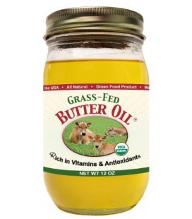 High Vitamin Butter Oil (Grass fed & Organic) 12 Oz