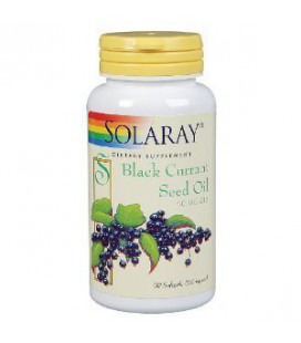 Solaray - Black Currant Seed Oil, 600 mg, 90 softgels