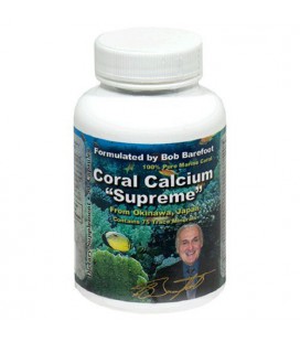 Coral Calcium Supreme 1000mg Formulated & Endorsed by Bob Barefoot 90 caps NEW Improved Formula
