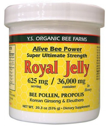 YS Royal Jelly/Honey Bee - Royal Jelly Super Ultimate Strength, 20.3 oz gel