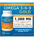 Omega 3-6-9 GOLD - 1200 mg (180 softgels)