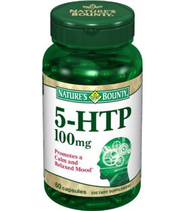 Nature's Bounty Natural 5-HTP/L-5-Hydroxytryptophan, 100mg, 60 Capsules