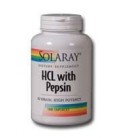 Solaray High Potency HCl With Pepsin - 250 Capsules