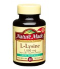 Nature Made L-Lysine 1000mg, 60 Tablets (Pack of 3)