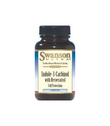Indole-3-Carbinol with Resveratrol 200 mg 60 Caps by Swanson Ultra