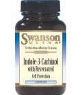 Indole-3-Carbinol with Resveratrol 200 mg 60 Caps by Swanson Ultra