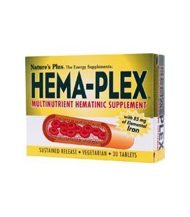 Nature's Plus - Hema-Plex, 30 tablets