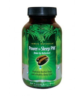 Irwin Naturals Power to Sleep PM Soft-Gels, 60-Count Bottle