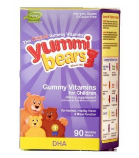 Hero Nutritional Products - Yummi Bears DHA, 90 count