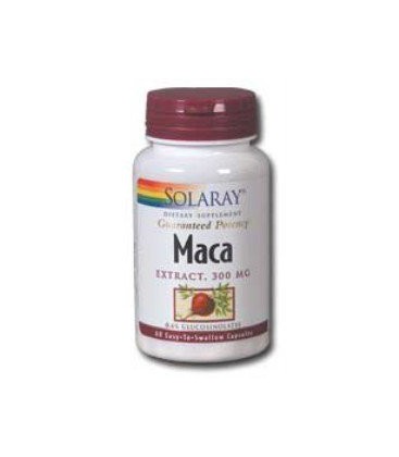 Solaray - Maca Extract, 300mg, 60 capsules