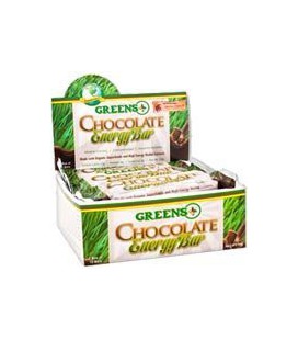 Greens+ Energy Bar Chocolate - Box - 12 Bars - Box