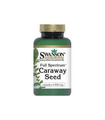 Full Spectrum Caraway Seed 400 mg 60 Caps by Swanson Premium