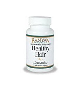 Healthy Hair - Promotes Growth of Strong & Lustrous Hair, 90 tabs,(Banyan Botanicals)