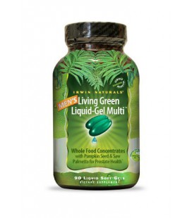 Irwin Naturals Men's Living Green Liquid-Gel Multi Soft-Gels, 90-Count Bottle