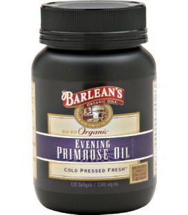 Barlean's Organic Oils Organic Evening Primrose Oil Softgels, 60-Count Bottle