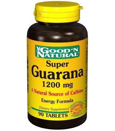 Super Guarana 1200mg - 90 tabs,(Good'n Natural)