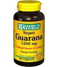 Super Guarana 1200mg - 90 tabs,(Good'n Natural)
