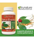 Trunature Triple Energy Ginseng and Eleutherococcus 300 Softgels