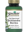 Full Spectrum Schizandra Berries 525 mg 90 Caps by Swanson Premium