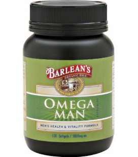 Barlean's Organic Oils Omega Man, 120 Count /1000 mg each