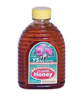 YS Organic Bee Farms - Clover Honey Pure Premium - 32 oz.