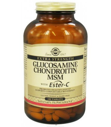 Extra Strength Glucosamine Chondroitin MSM with Ester C 180 Tablet