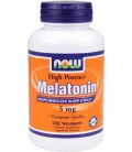 NOW Foods Melatonin 5mg Vcaps, 180 Capsules