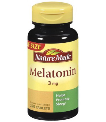 Nature Made Melatonin Tablets, Value Size, 3 Mg, 240 Count