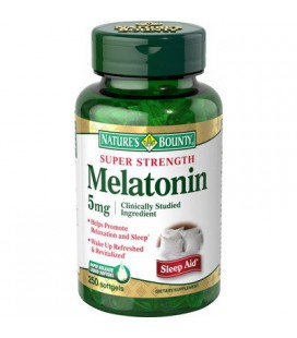 Nature's Bounty Melatonin 5 mg - 250 Softgels