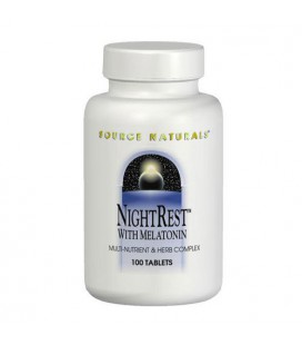Source Naturals NightRest with Melatonin, 200 Tablets