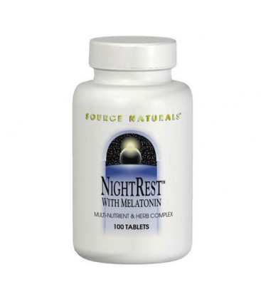 Source Naturals NightRest with Melatonin, 200 Tablets