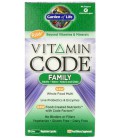 Garden of Life Vitamin Code Perfect Family Multi 120 CNT CAP, Box