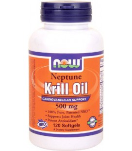NOW Foods Neptune Krill Oil 500mg, 120 Softgels,