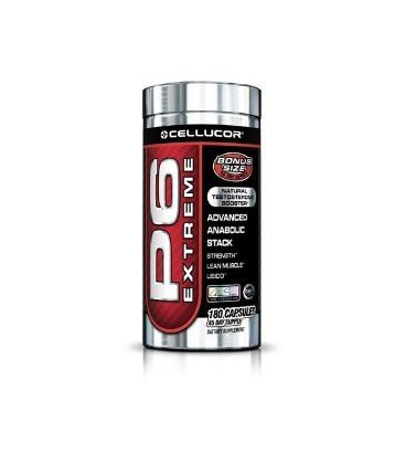 Cellucor - P6 Extreme Natural Testosterone Booster - 180 Capsules