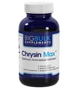 Chrysin Max Limit Conversion Of Testosterone To Estrogen Big Bulk Suplements Chrysin 900mg 180 Capsules 1 Bottle