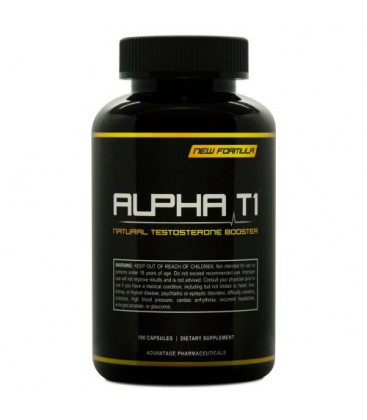 Alpha T1 - Testosterone Booster - A Natural Testosterone Supplement - A Metabolism Booster That Burns Fat