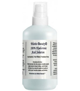 Watts Beauty 100% Pure Hyaluronic Acid Solution, Paraben & Alcohol Free / Multi-use - 60ml