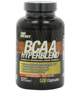 Top Secret Nutrition Bcaa Hyperblend Anabolic Capsules, 120 Count