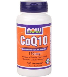 NOW Foods Coq10 150mg, 100 Vcaps