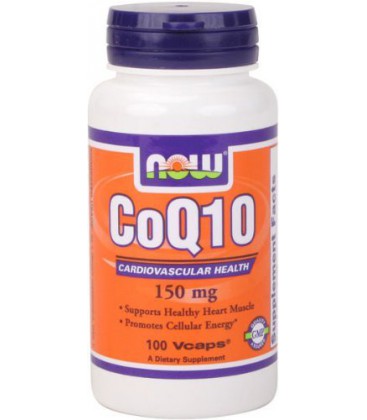 NOW Foods Coq10 150mg, 100 Vcaps