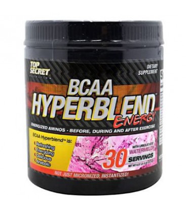 Top Secret Nutrition Bcaa Hyper blend Energy Mineral Supplement, Watermelon, 0.37 Pound