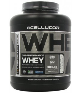 Cellucor COR Performance Cookies and Cream Whey Protein - 25g of Protein and 5.5g of Natural BCAAs - 4lbs